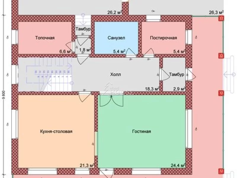 Заказать Комбинированный дом 061 в Москве