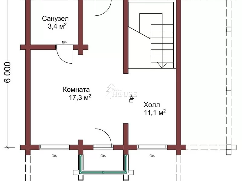 Заказать Комбинированный дом 001 в Москве