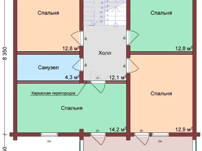 Заказать Комбинированный дом 055 в Москве